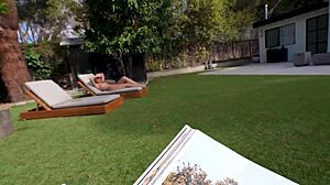 Slutty Lily Phillips Sunbathes Naked, Sucks Cock, Squirts In Public Fitness Fuck