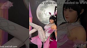 shino the moon queen's slutty japanese cosplay body gets pounded by jiusheng sexdoll