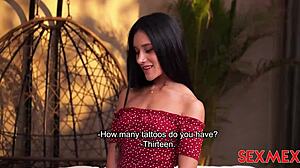 Carolina Guerrero Pays Dad's Debt with Quickie Blowjob Fuck