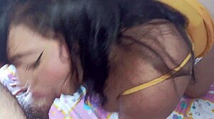 Padrastro Fucks Submissive Hijastra While Mom's Away At Home