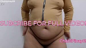 pregnant asian milf shakes big tits in viral homemade dance scandal