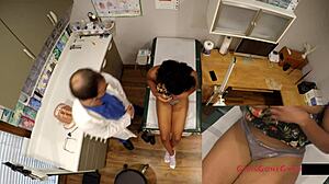 tampa uni entrance exam has nikki star spreading shaved pussy for nurse's deep probe