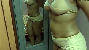 sweet indian babe sex lily sweats it out then fucks post-workout with huge tits bouncing