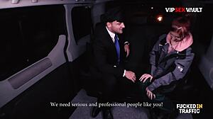 Czech vanessa shelby cum drenched by big dick cab fuck traffic