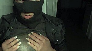 i caught the thief now pounding her ass deep!