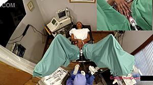 tampa uni entrance exam has nikki star spreading shaved pussy for nurse's deep probe