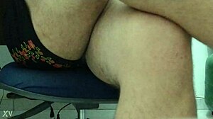 Crossed legs tease in sexy panties, comment for more