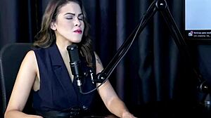 Uber driver jerks off squirt show red lingerie