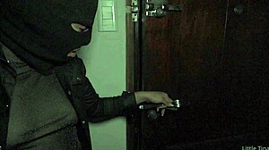 i caught the thief now pounding her ass deep!