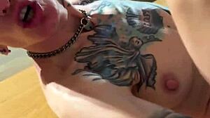 Master Binds Skinny Slave Shaves Her Pussy and Face Fucks Roughly