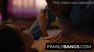 Maya woulfe thanks stepdaddy ryan mclane with skinny teen ass cum after taboo fuck