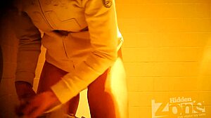 beautiful hairy pussy girl pees standing