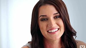 WOW! Jade Elizabeth Strips Big Tits Outdoor Smoking Shaved Pussy Tease!