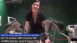 Tina Lee Comet Blushes as Doctor Tampa Spreads Pussy with Speculum Beside Nurse Angel Rose