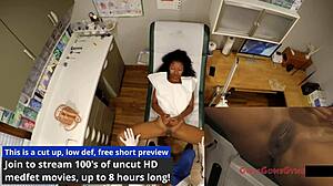 tampa uni entrance exam has nikki star spreading shaved pussy for nurse's deep probe