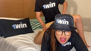 Colombian Slut's Tight Pussy Takes Brutal Closeup Pounding