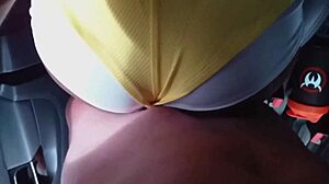 latina prostitute bent over doggystyle in uber reality