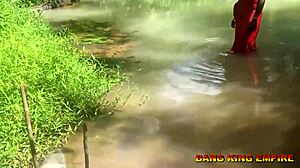 bbc fucks shaved african village maiden stream outdoor