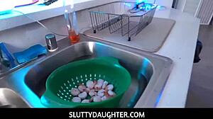 stepdad ike diezel's furious his bratty stepdaughter kyler quinn needs hardcore lesson