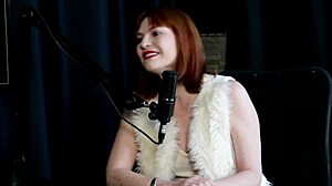 Uber driver jerks off squirt show red lingerie