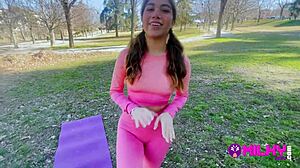 gordito fucks peruvian gym babe creampie