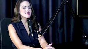 Uber driver jerks off squirt show red lingerie