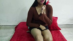 saarabhabhi6's horny christmas hindi dirty talk doggystyle on ranch with big ass bouncing