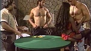 Legend Pornstar Dominique Simone Banged by Randy West Steve Drake Ron Jeremy Derek Lane Poker Game