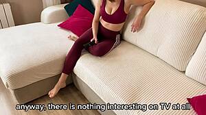 russian stepmom rides my cock cowgirl missionary creampie tight pussy talk