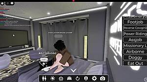 White slut takes massive bbc pounding in roblox