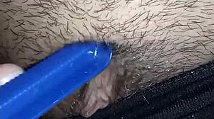 Curious Wife's Big Pussy Flashes Curvy Mature Body!