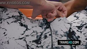 Yoga poses twist into kasey kei leilani li threesome heat