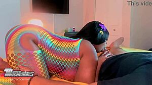 Beauty sloppy deepthroats bbc gags swallows soul snatching