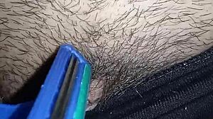 Curious Wife's Big Pussy Flashes Curvy Mature Body!