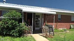 Delicious redhead wife's big ass in sexy lingerie