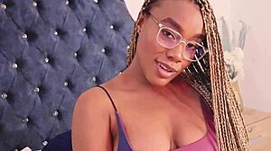 Big ass ebony wet pussy hides under her tight dress