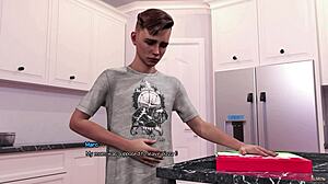 18-year-old scores with babysitter while parents are out