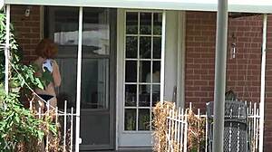 Delicious redhead wife's big ass in sexy lingerie