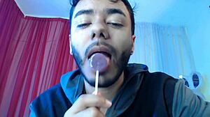 After workout she pleasures herself alone with delicious masturbation