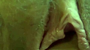 couple's pov homemade missionary sex creams pregnant blonde's pussy