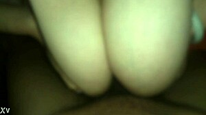 busty cam girl smothers cock in huge tits fuck