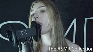 ekko asmr ear licking fetish babe blue eyes trouble