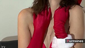 gabriella's hot striptease rips clothes off webcam