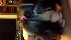 hey check out this cute blue-eyed teen's amateur blowjob tape