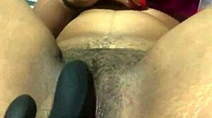 nerd shoves big pussy and tits on pov cock begging to cum