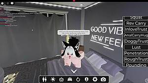 White slut takes massive bbc pounding in roblox