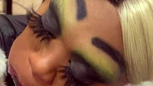 Cruella cosplays craving massive bbc riding bareback deep