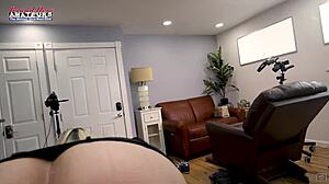 Busty Blonde Logan Lace Deepthroats Then Fucked Deep!