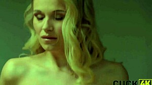 Doctor gropes cuckold wife's tight young pussy