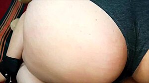 dominant latina straps massive dildo deep into submissive ass pov pounding